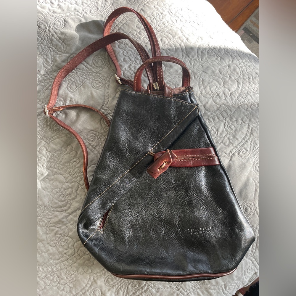 Italian Leather Backpack